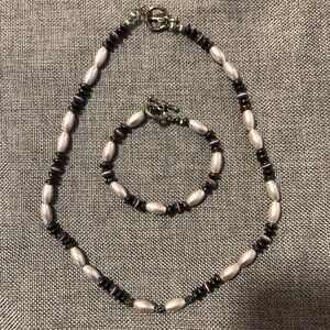 Beautiful Beaded Magnetic Healing Necklace and Bracelet
